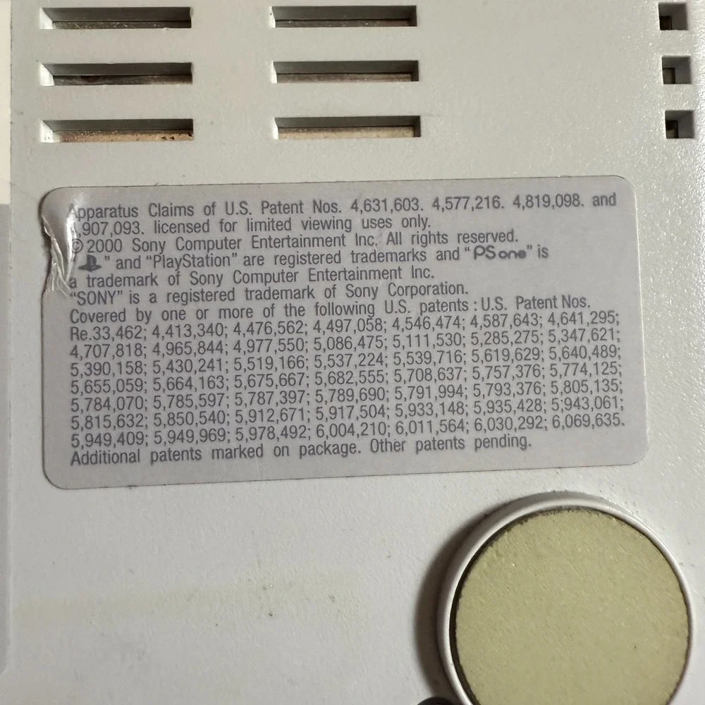 Sony PSone Console SCPH-101‎ Console